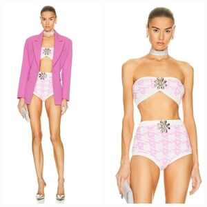 AREA Pink Mussel Flower Camisole XS NWT